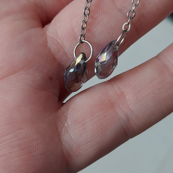 Crystal Butterfly Earrings - Picture 5 of 5